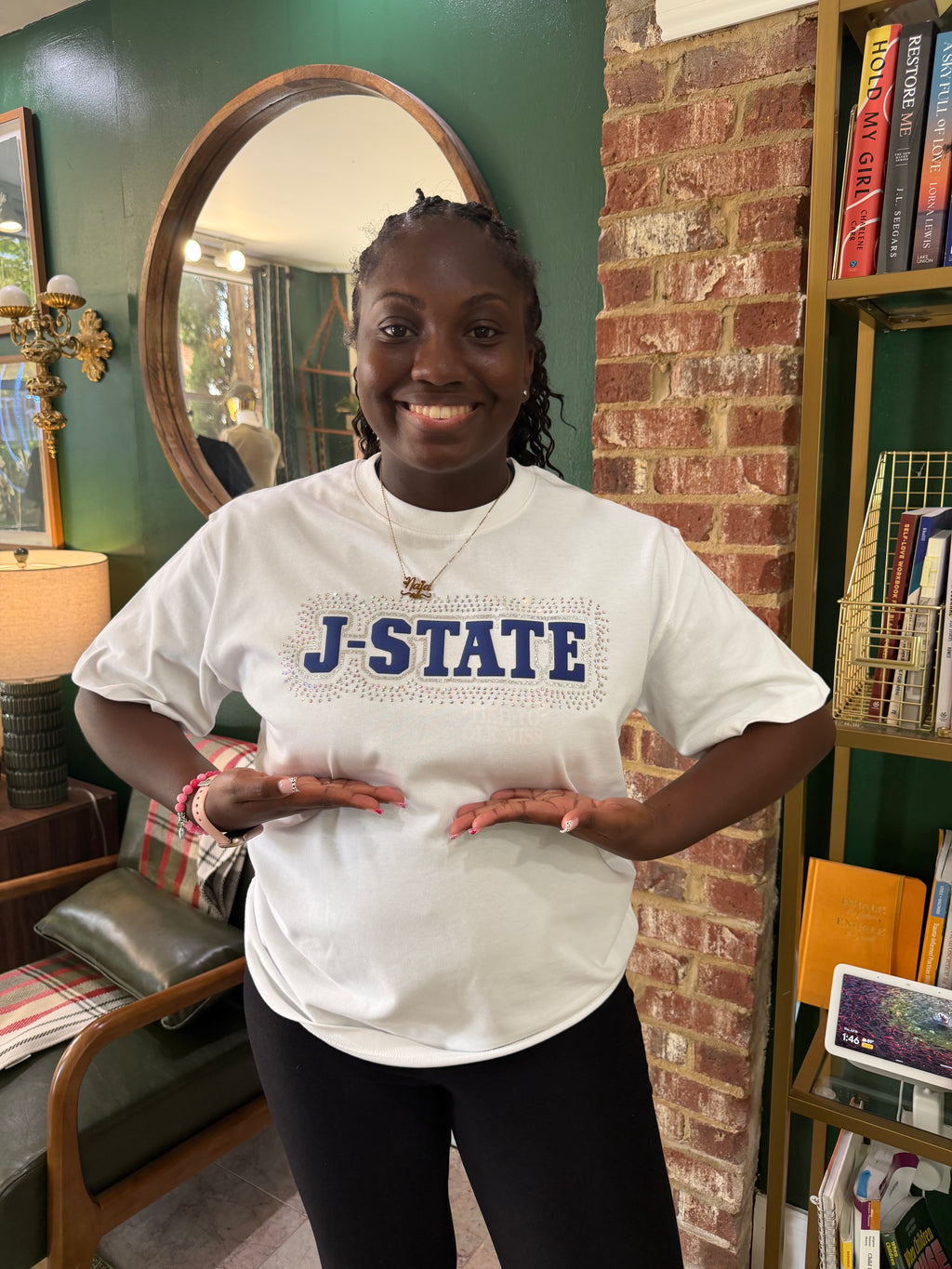 J-State Spark Luxe Tee (White) (UNISEX)