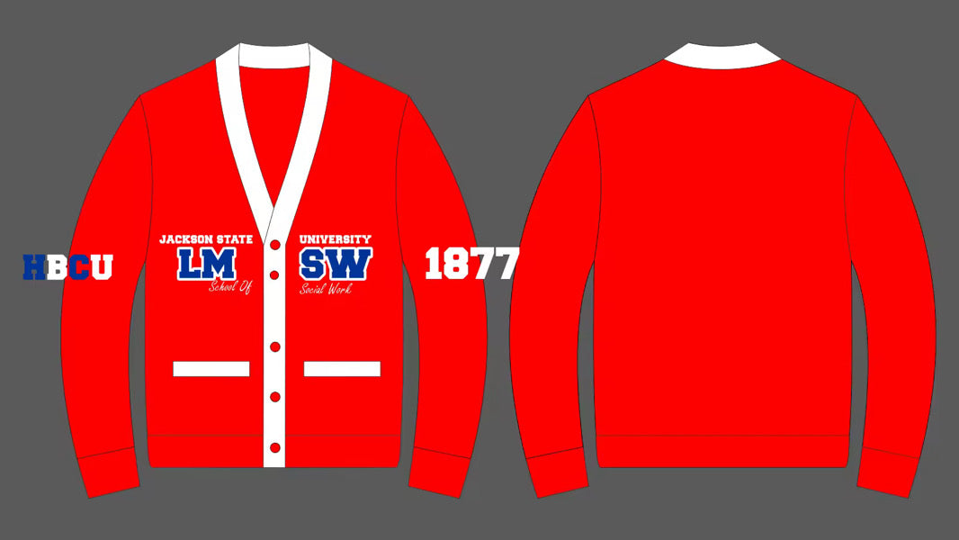 LMSW JSU Cardigan