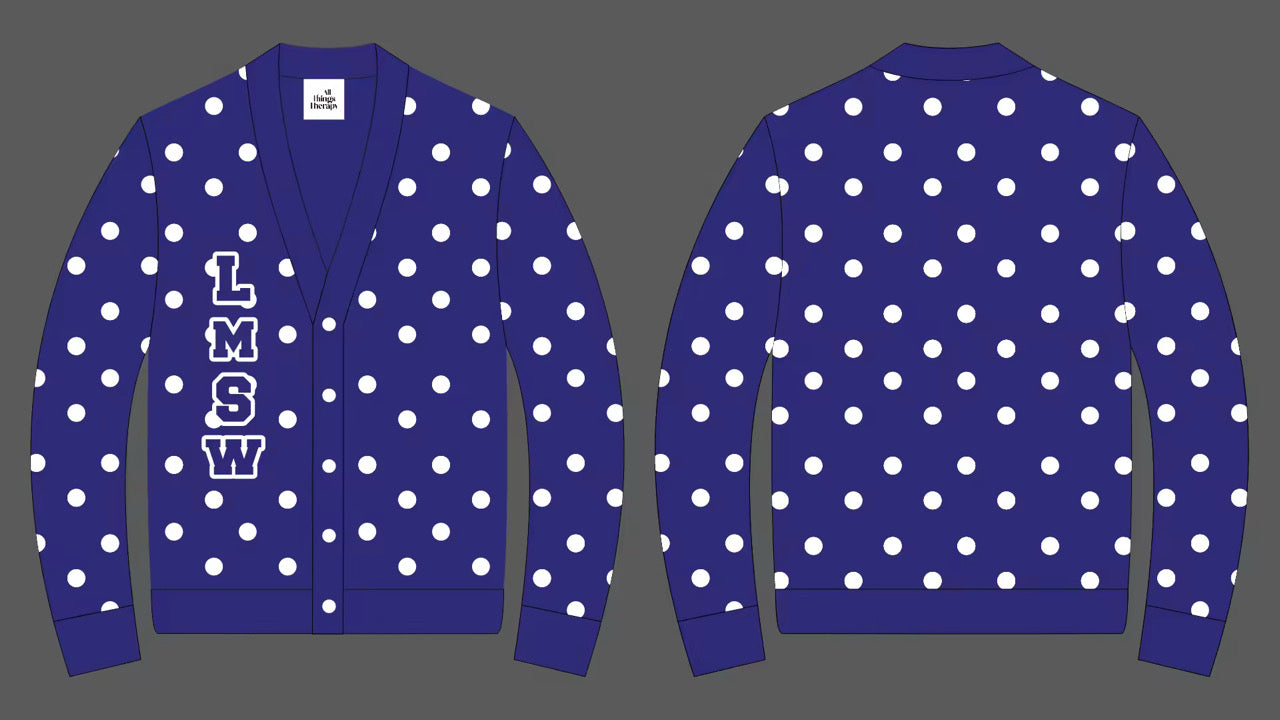 Polka Dot LMSW Cardigan