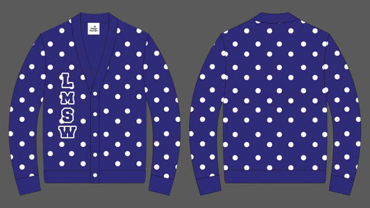 Polka Dot LMSW Cardigan