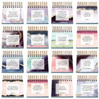 Inspirational Perpetual Desk Easels, Positive Affirmations