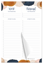 6x9 Work & Personal To Do List Planning Pad