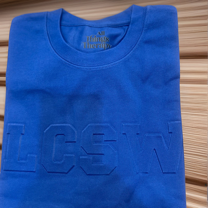 Gold Embossed LCSW T-Shirt