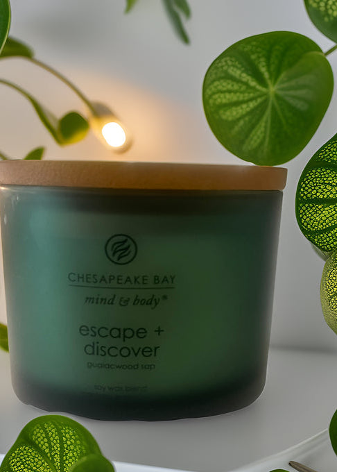 Chesapeake Bay mind and body escape + discover candle