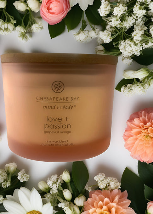 Chesapeake Bay Mind and Body Move + passion candle