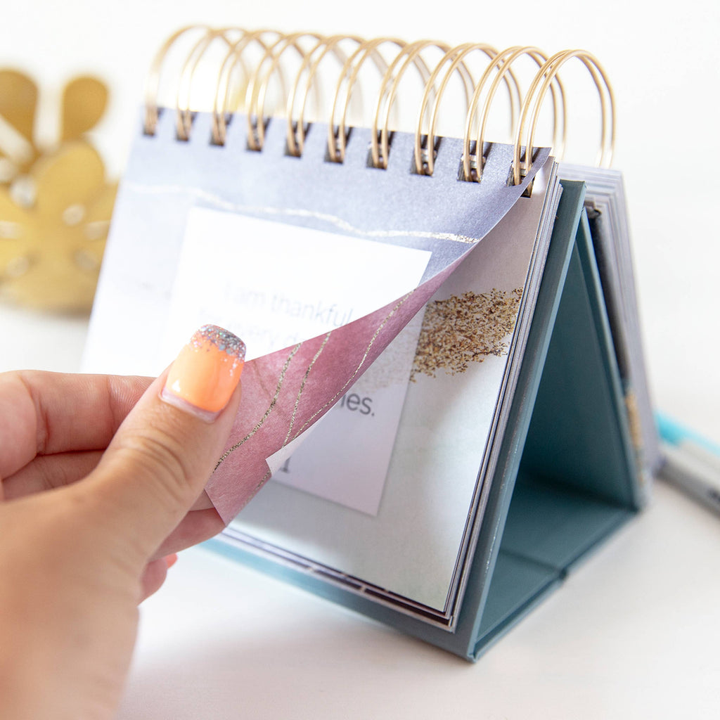 Inspirational Perpetual Desk Easels, Positive Affirmations