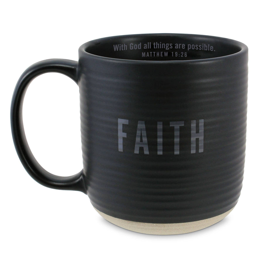 LCP Faith 20oz Black Coffee Mug Travel Mug