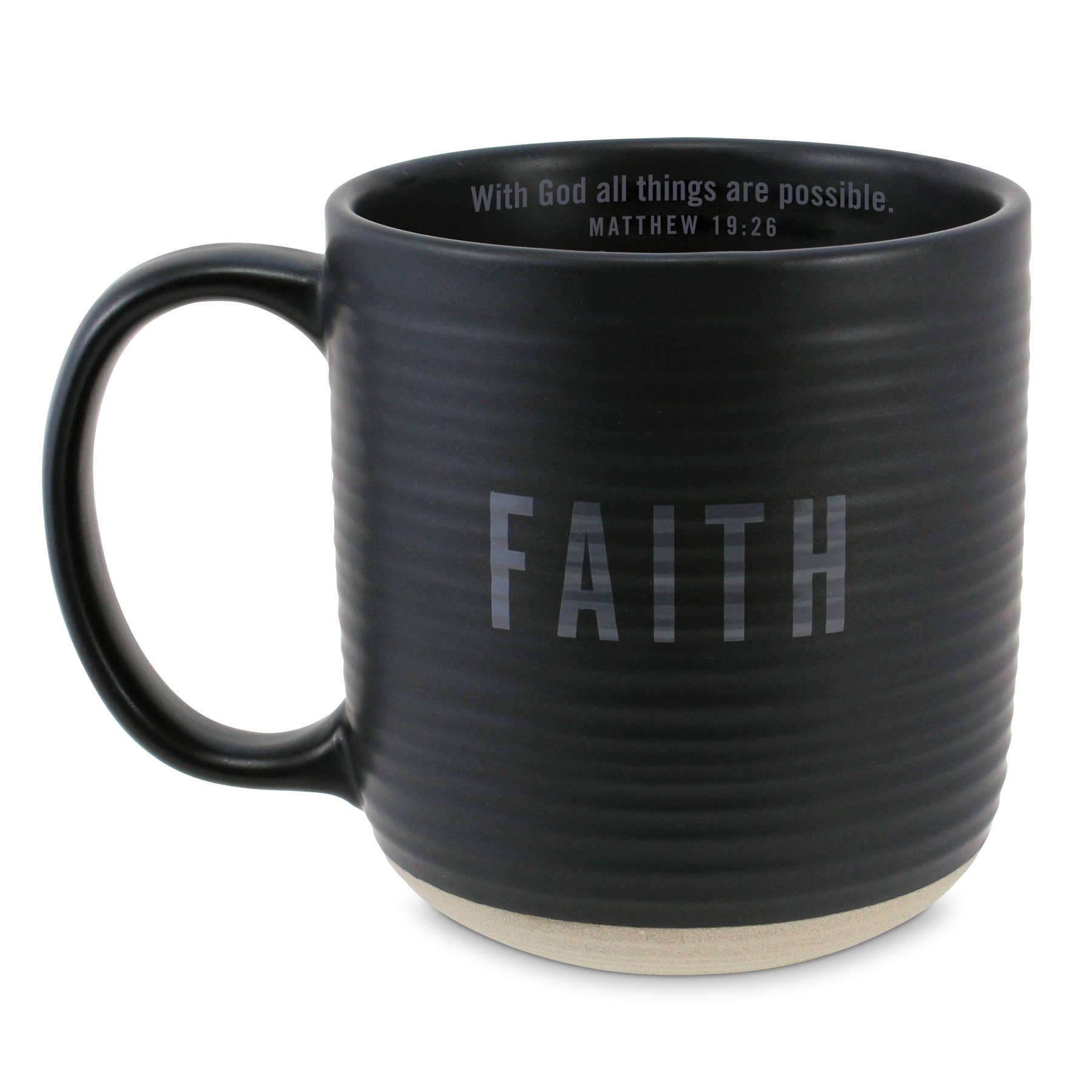 LCP Faith 20oz Black Coffee Mug Travel Mug