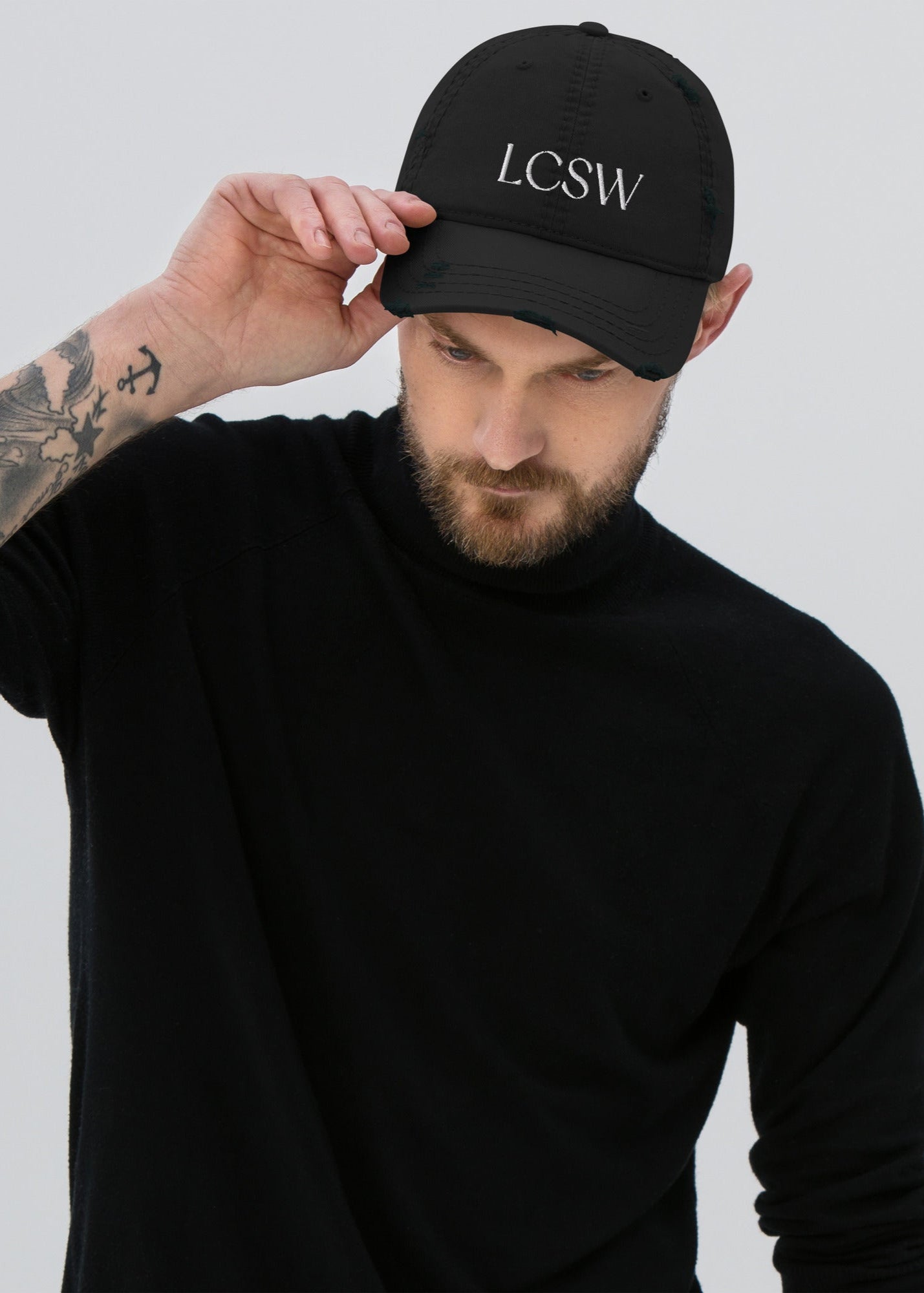 LCSW Distressed Dad Hat