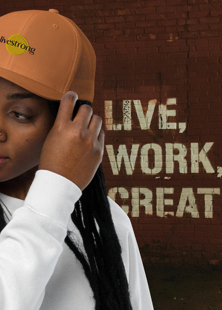 Closed-back trucker cap