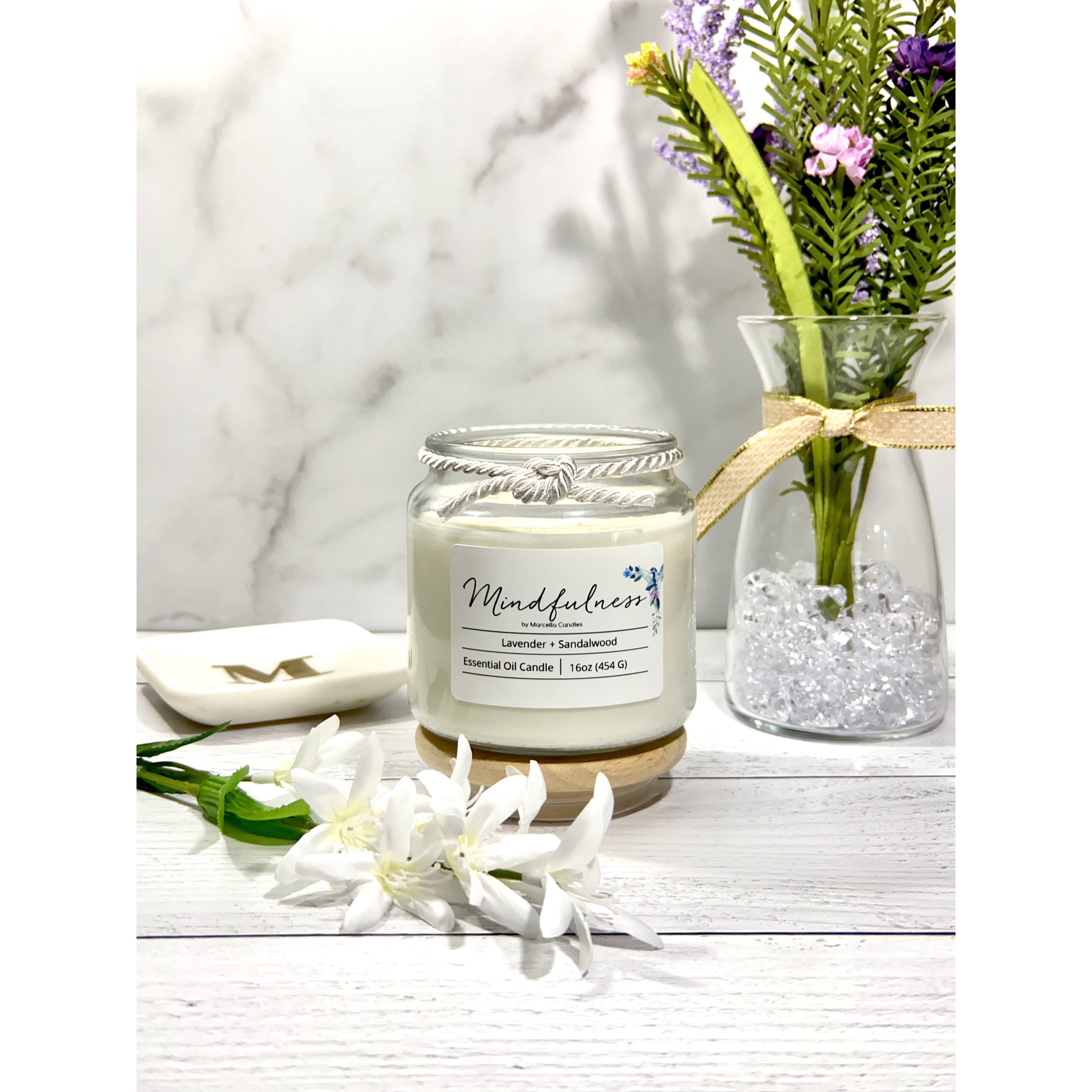 Mindfulness Lavender + Sandalwood Aromatherapy Candle
