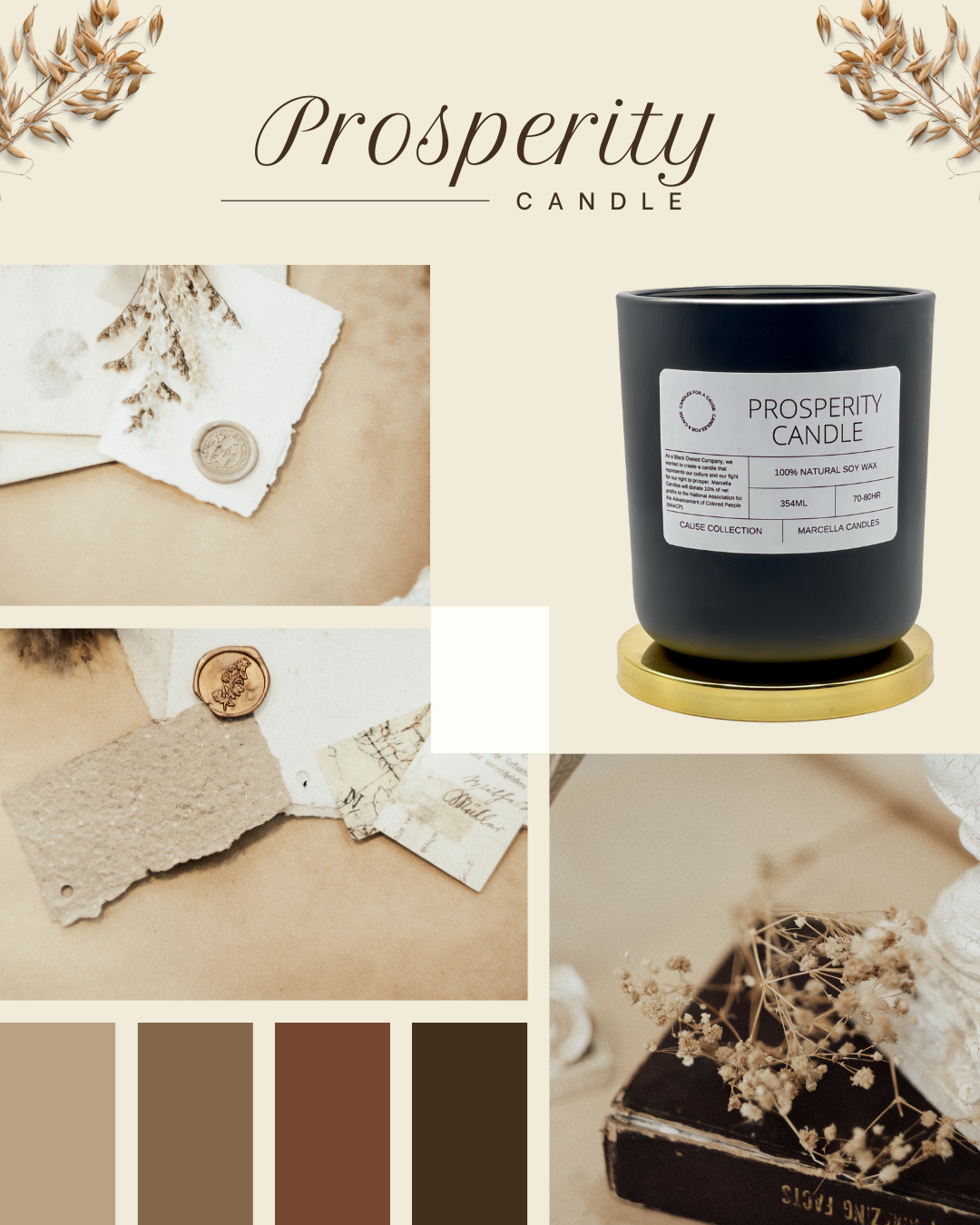 Prosperity Awareness Candle